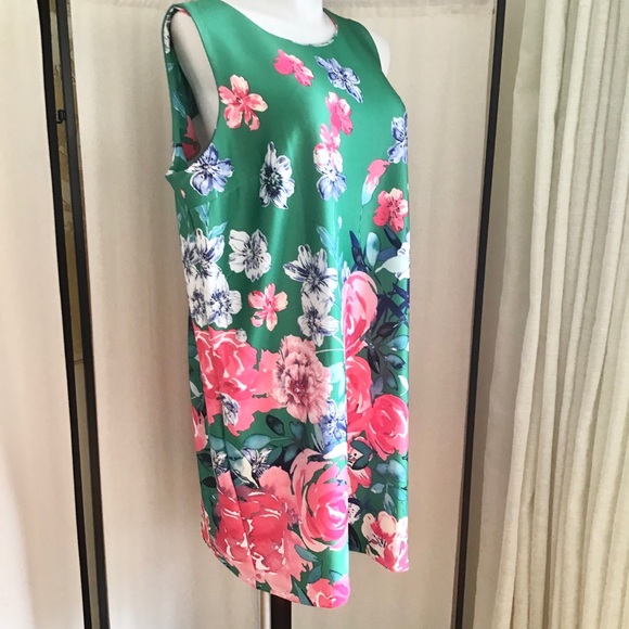 Sz 22 Roz & Ali Floral Print Dress NEW - Picture 1 of 7